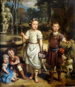 'Children in a Park' by Gerbrand van den Eeckhout, 1671, The Hermitage