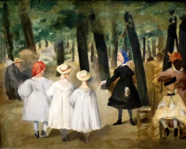 'Children in the Tuileries Garden' by Édouard Manet, c. 1861-2