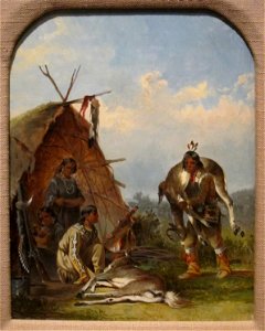 'Indians with Deer' by John Mix Stanley, Cincinnati Art Museum