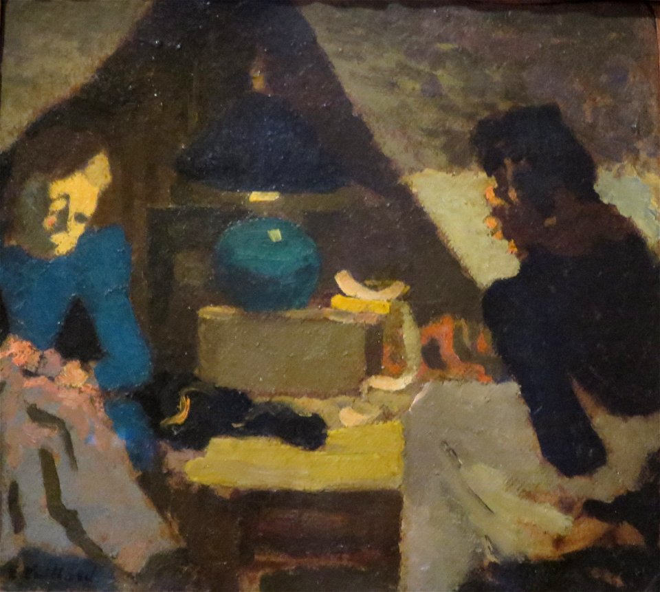 'Dressmakers under the Lamp' by Édouard Vuillard, Norton Simon Museum