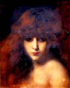 'Head of a Woman' by Jean Jacques Henner, Dayton Art Institute
