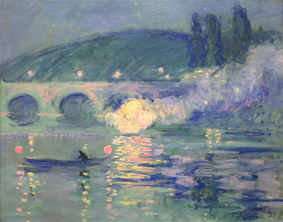 'Fireworks, Vernon Bridge' by Theodore Earl Butler, El Paso Museum of Art
