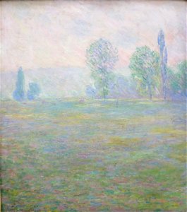 'Meadows at Giverny' by Claude Monet, 1888, Hermitage. Free illustration for personal and commercial use.