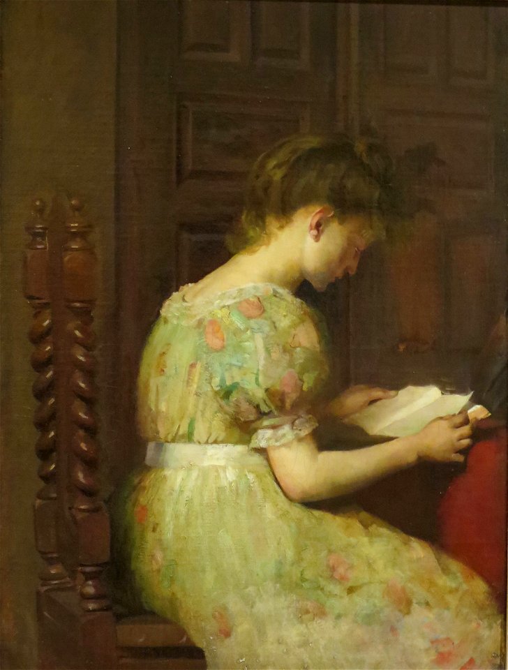 'Girl Reading' by Mary Colman Wheeler, El Paso Museum of Art