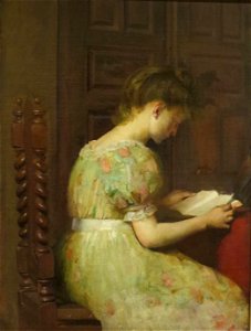 'Girl Reading' by Mary Colman Wheeler, El Paso Museum of Art