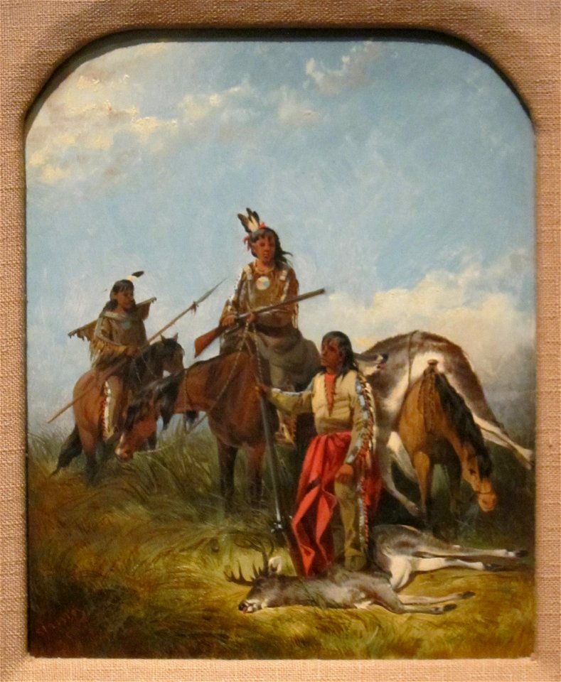 'Indians Hunting' by John Mix Stanley, Cincinnati Art Museum
