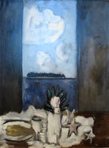 'Flower and Star on Window' Marsden Hartley, 1941, Dayton Art Institute