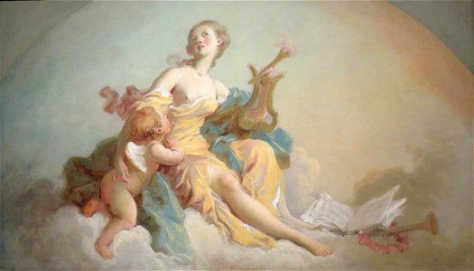 'Music' by Jean-Honoré Fragonard, c. 1760-65, oil on canvas, Norton Simon Museum
