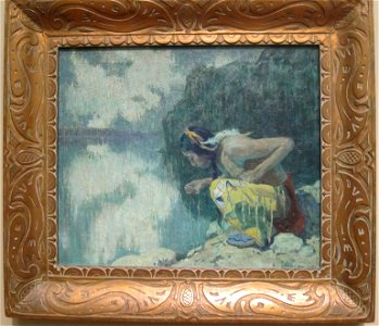 'Indian Drinking from a Lake' by Eanger Irving Couse, Cincinnati Art Museum