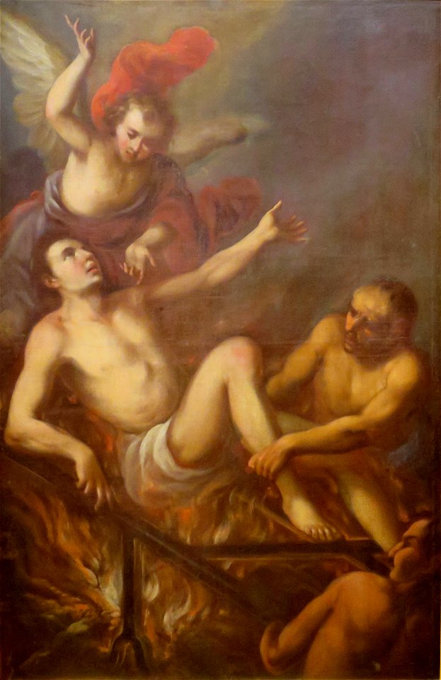 'Martyrdom of Saint Lawrence' by Francisco Martinez, El Paso Museum of Art