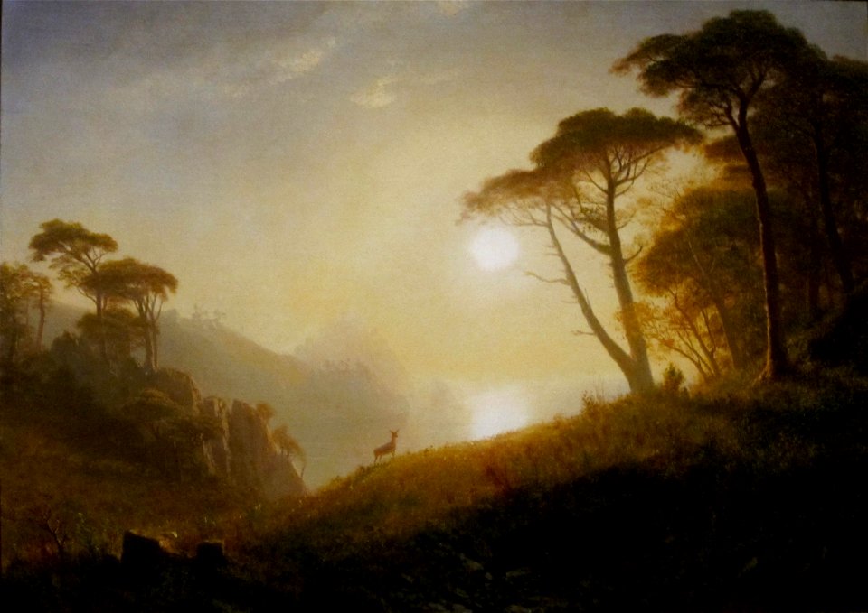 'Scene in Yosemite Valley' by Albert Bierstadt, Dayton Art Institute