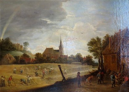 'Reaping' by David Teniers the Younger, The Hermitage