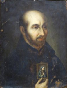 'Saint Ignatius Loyola', anonymous Mexican oil on copper painting, c. 18th century, El Paso Museum of Art