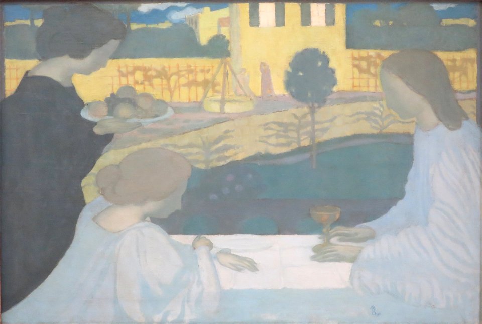'Martha and Mary' by Maurice Denis, 1896, Hermitage