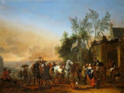 'The Hunters' Return' by Philips Wouwerman, Pushkin Museum