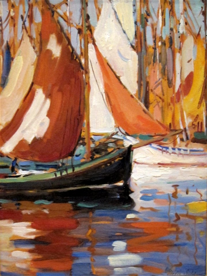 'Patched Sail' by Dixie Selden, on loan to the Cincinnati Art Museum