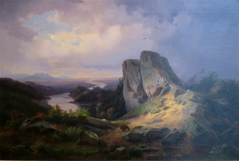 'Western Landscape' by Johann Hermann Carmiencke, High Museum