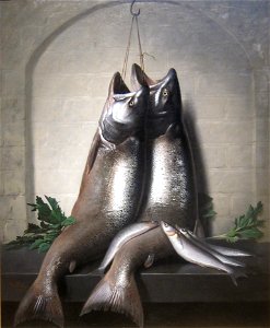 'Salmon Trout and Smelt' by Samuel Marsden Brookes, 1873. Free illustration for personal and commercial use.