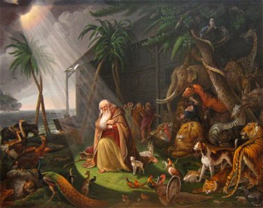 'Noah and His Ark' by Charles Willson Peale, 1819