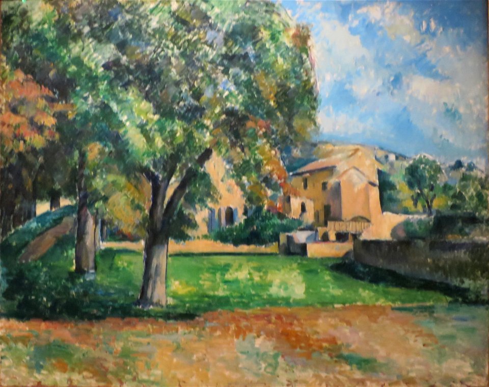 'Trees in a Park' by Paul Cézanne, 1886-7, Pushkin Museum
