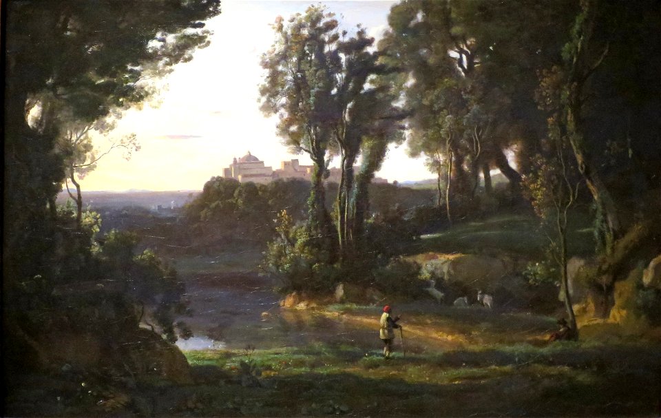 'Site in Italy' by Jean-Baptiste-Camille Corot, Norton Simon Museum