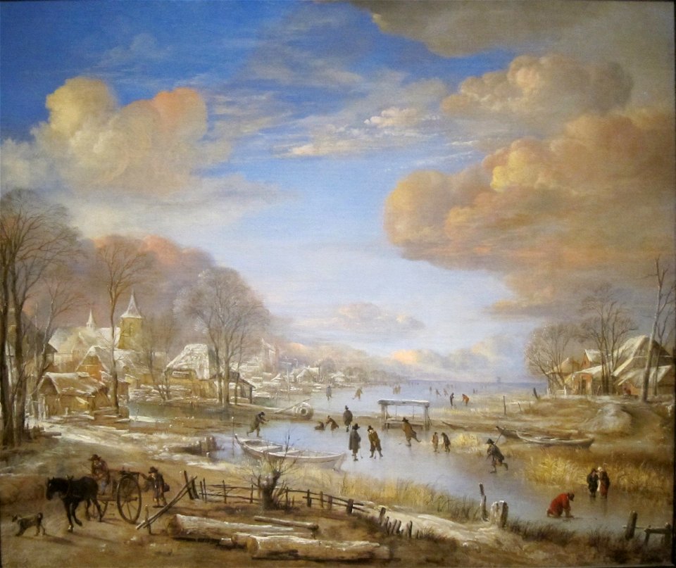 'Winter Landscape' by Aert van der Neer, Cincinnati Art Museum