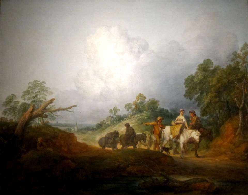 'Returning from Market', oil on canvas painting by Thomas Gainsborough, c. 1771-72, Cincinnati Art Museum