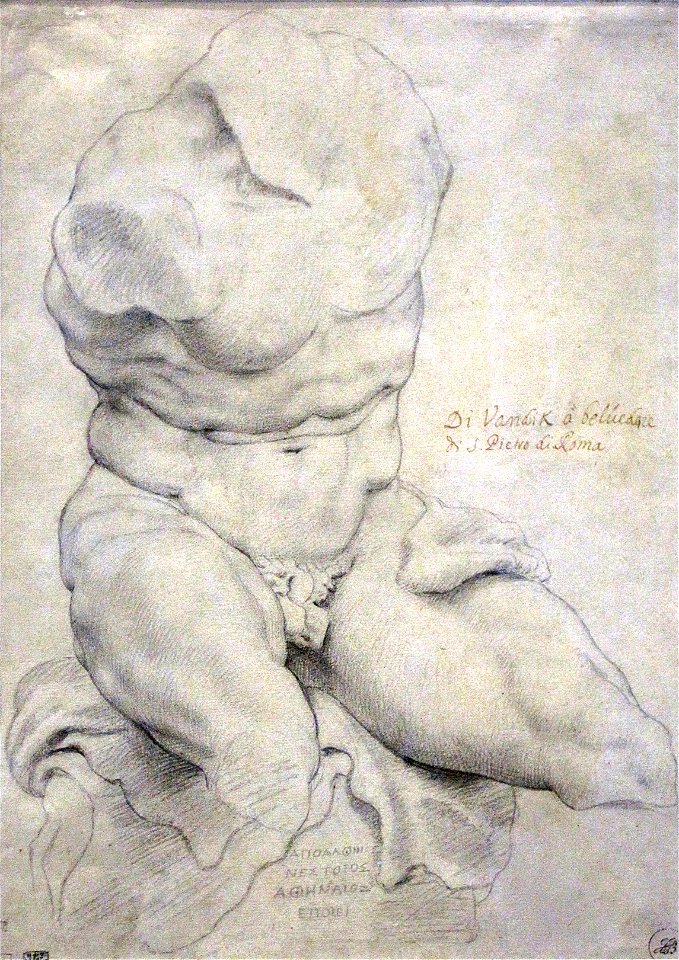 0 Le Torse du Belvédère - P.P. Rubens - Rubenshuis - RH.S.109