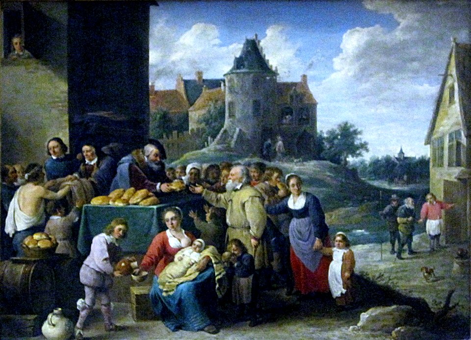 0 Les Œuvres de miséricorde – David Teniers le jeune - RF 1879 - Louvre 2