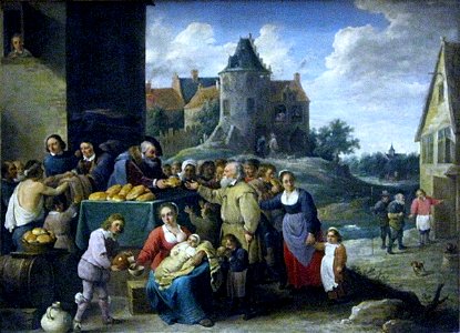 0 Les Œuvres de miséricorde – David Teniers le jeune - RF 1879 - Louvre 2
