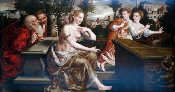 'Susanna and the Elders' by Jan Massys, Norton Simon Museum