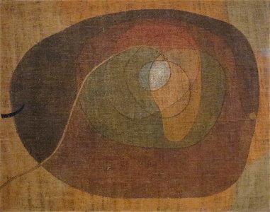 'The Fruit' by Paul Klee, 1932, oil on jute, LACMA