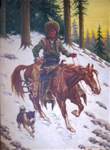 'Successful Hunt' by John Hauser, Cincinnati Art Museum. Free illustration for personal and commercial use.