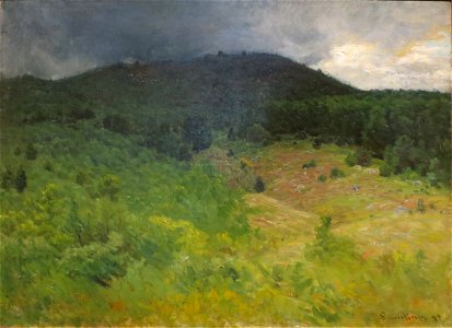 'Spring Storm Approaching' by John Joseph Enneking, Dayton Art Institute. Free illustration for personal and commercial use.