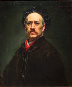 'Self-Portrait' by Edmé-Alexis-Alfred Dehodencq, c. 1870, High Museum