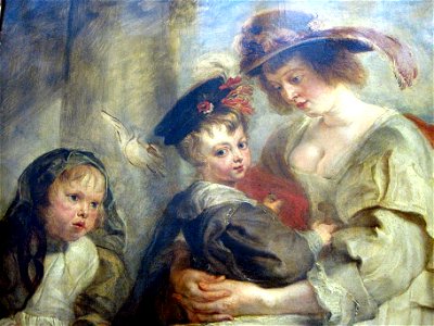 0 Hélène Fourment et ses enfants - P.P. Rubens - INV 1795 - Louvre. Free illustration for personal and commercial use.
