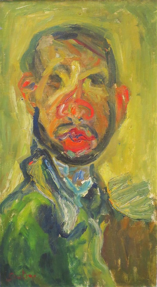 'Self Portrait' by Chaim Soutine, 1916, Hermitage
