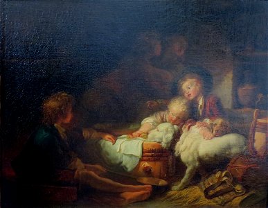 'The Farmer's Children' by Jean-Honoré Fragonard, Hermitage