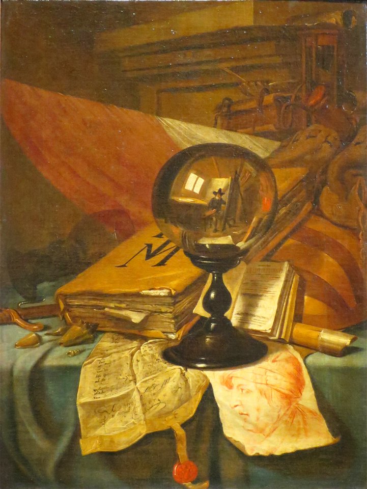'Vanitas' by Vincent Laurensz. van der Vinne I, Pushkin Museum