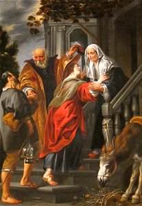 'The Visitation' by Jacob Jordaens, Dayton Art Institute