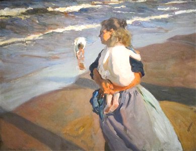 'The Little Granddaughter' by Joaquín Sorolla, Cincinnati Art Museum