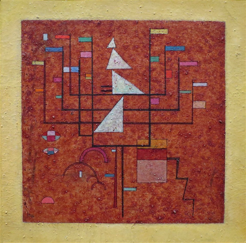 'Yellow Border' by Wassily Kandinsky, 1930, LACMA