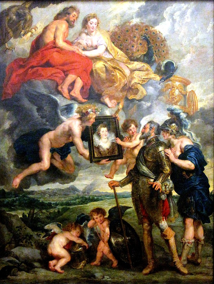0 Henri IV reçoit le portrait de Marie de Médicis - P.P. Rubens - 1771 - Louvre 2