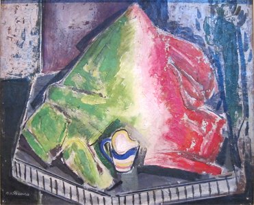 'Still Life', oil on composition board by Alfred Henry Maurer, c. 1928, Dayton Art Institute