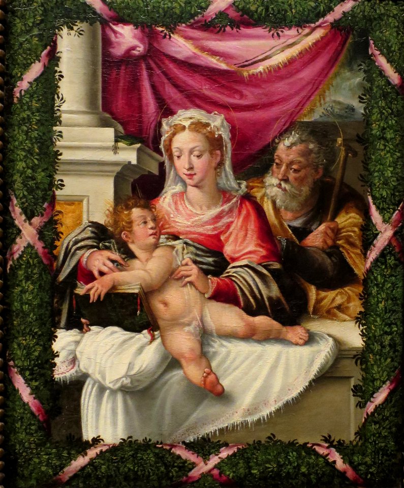 'The Holy Family' attributed to Michelangelo Anselmi, Dayton Art Institute