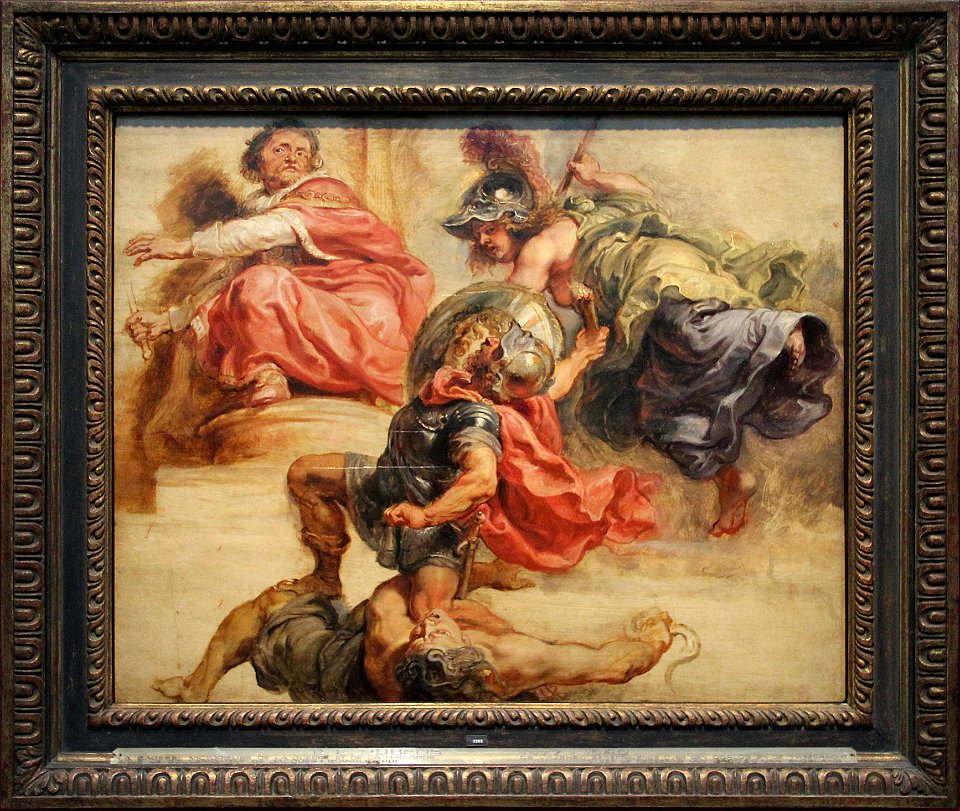 0 La Sagesse victorieuse de la guerre et de la discorde - Rubens - Musée royaux des Beaux-Arts de Belgique (1)