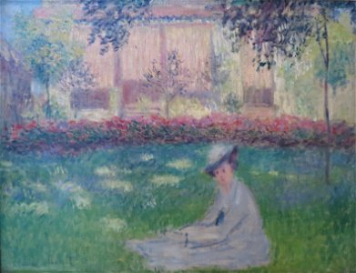 'Woman in a Garden' by Claude Monet, 1876, Hermitage