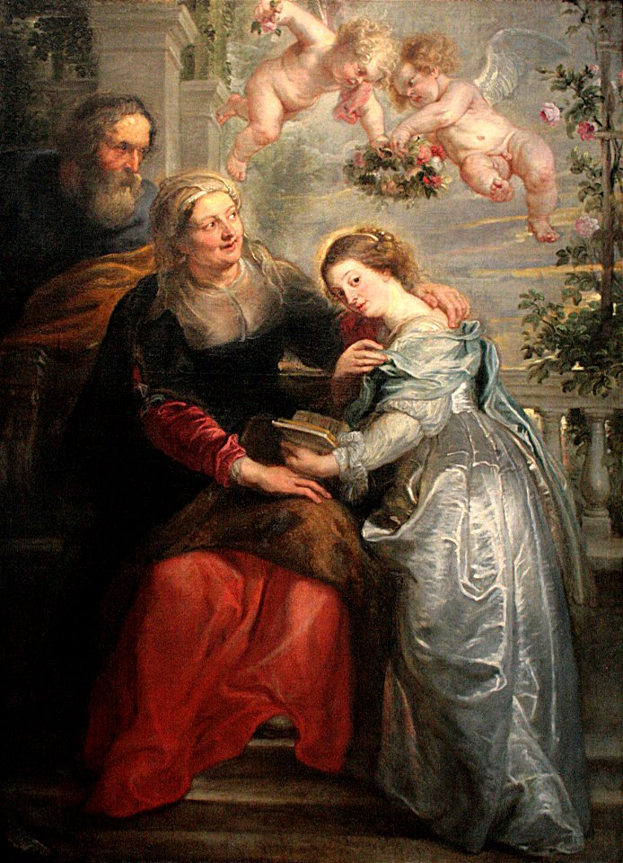 0 L'Éducation de Marie - P.P. Rubens - Musée royal des beaux-arts à Anvers (2)