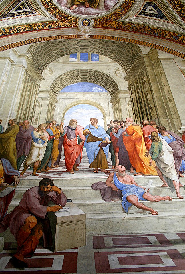 0 Chambre de Raphaël - École d'Athènes - Musées du Vatican (2)
