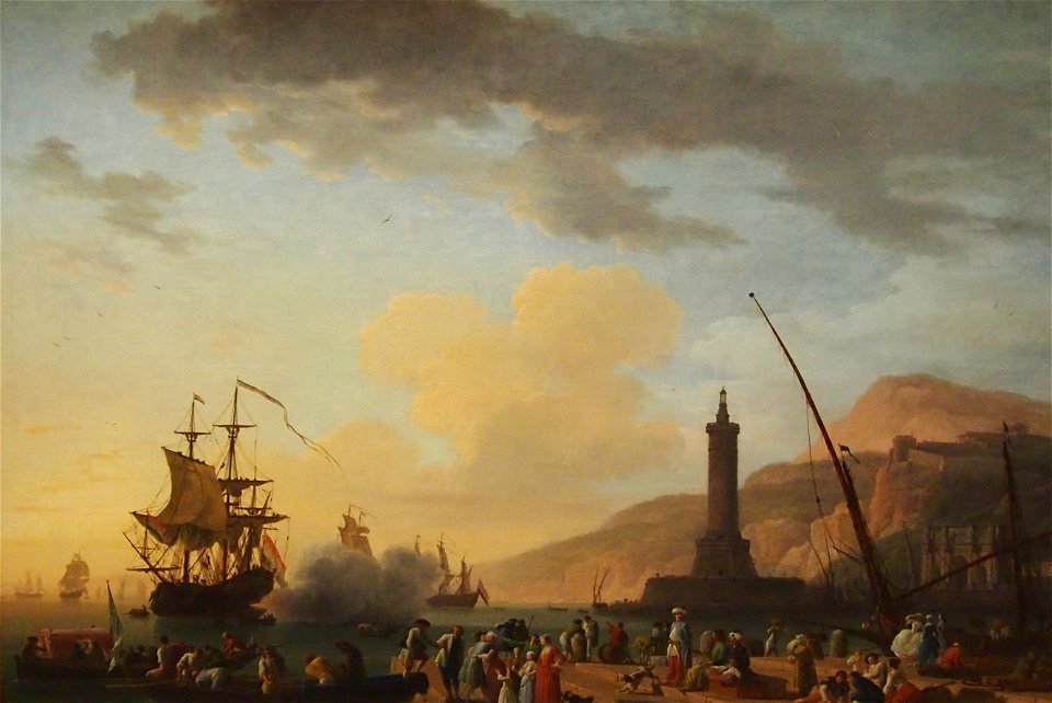 A Seaport at Sunset 075255 (cropped)